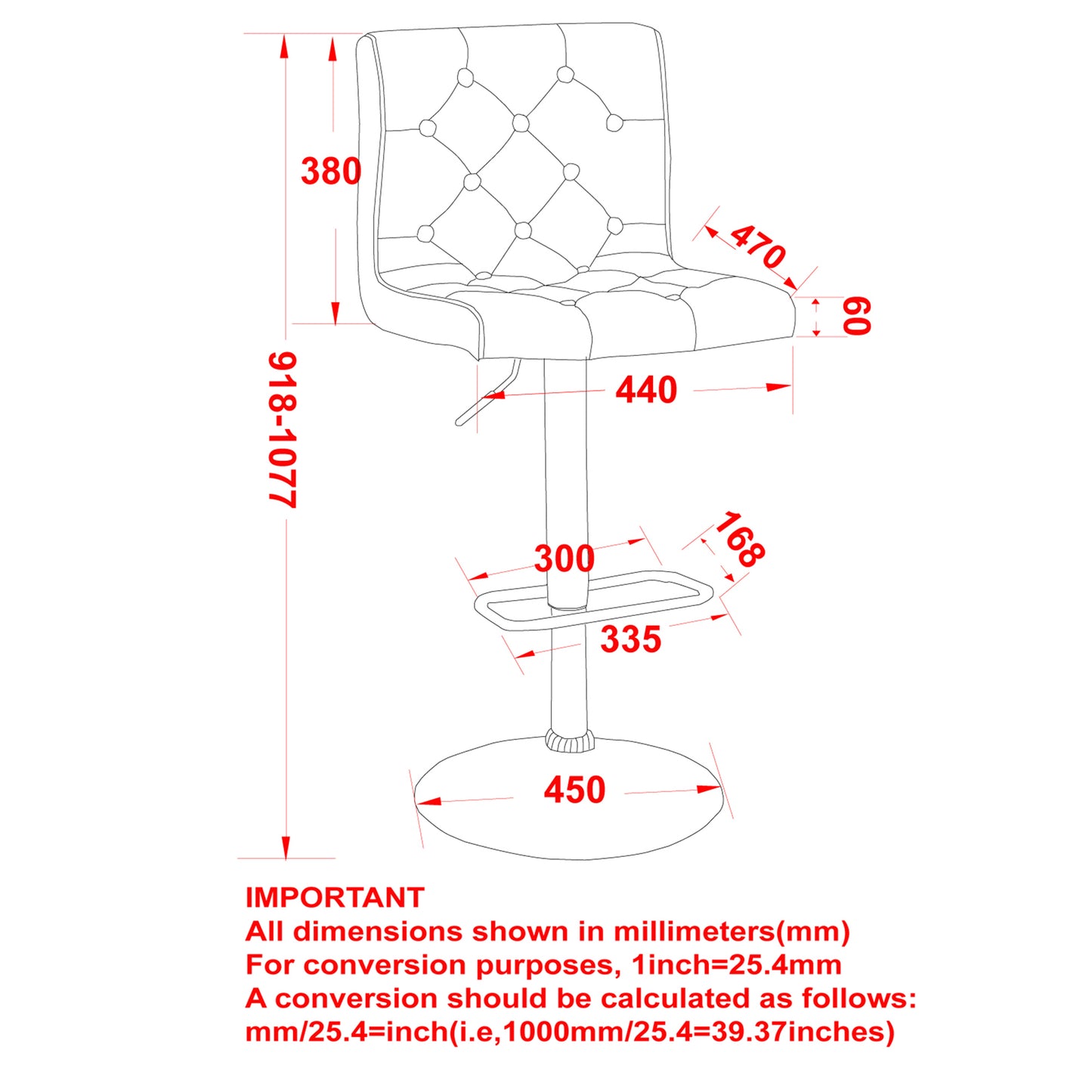 WHI - Dex II Air-Lift Stool - Set of 2