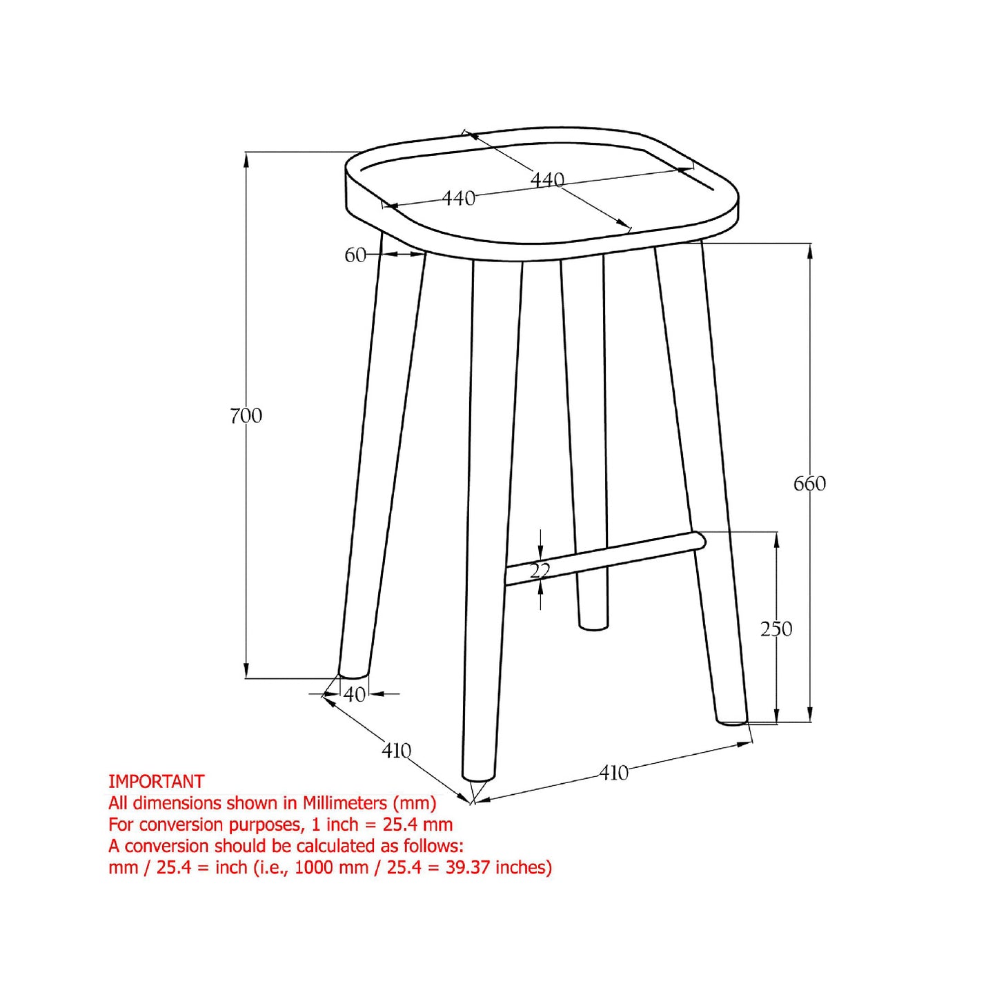 !nspire - Tahoe Counter Stool