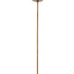 Jamie Young - Cambrai Brass & Glass Pendant, Long - 6 Inch