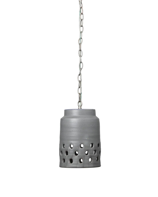 Jamie Young - Long Perforated Pendant - 9 Inch