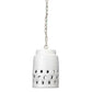 Jamie Young - Long Perforated Pendant - 9 Inch