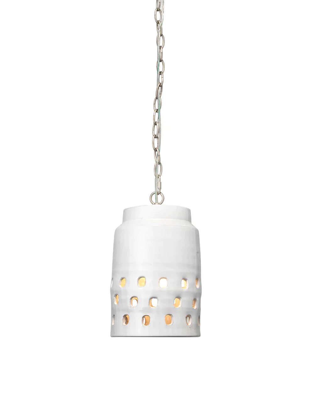 Jamie Young - Long Perforated Pendant - 9 Inch