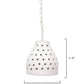 Jamie Young - Porous Pendant Medium - 10 Inch