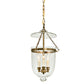 JVI Designs - Medium Bell Jar Lantern with Star Glass - 11 Inch