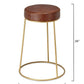 Jamie Young - Henry Round Leather Counter Stool